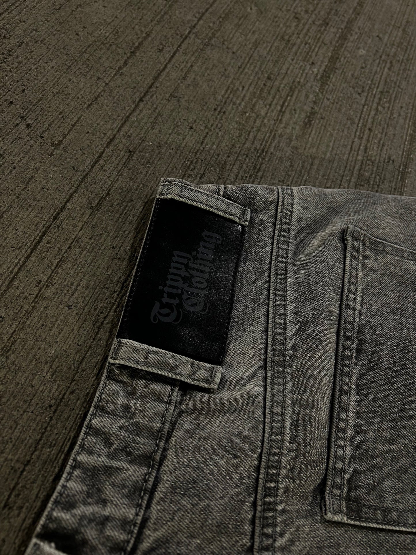 Trxppy Clothing Flared Zipper Jeans